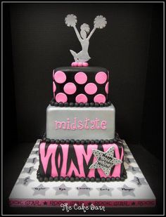 Cheer Birthday Cake Ideas Cheer Birthday Cake Ideas