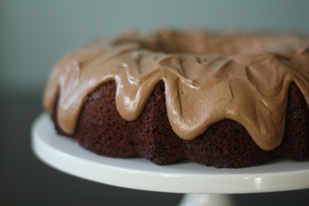 Chocolate Malt Bundt Cake