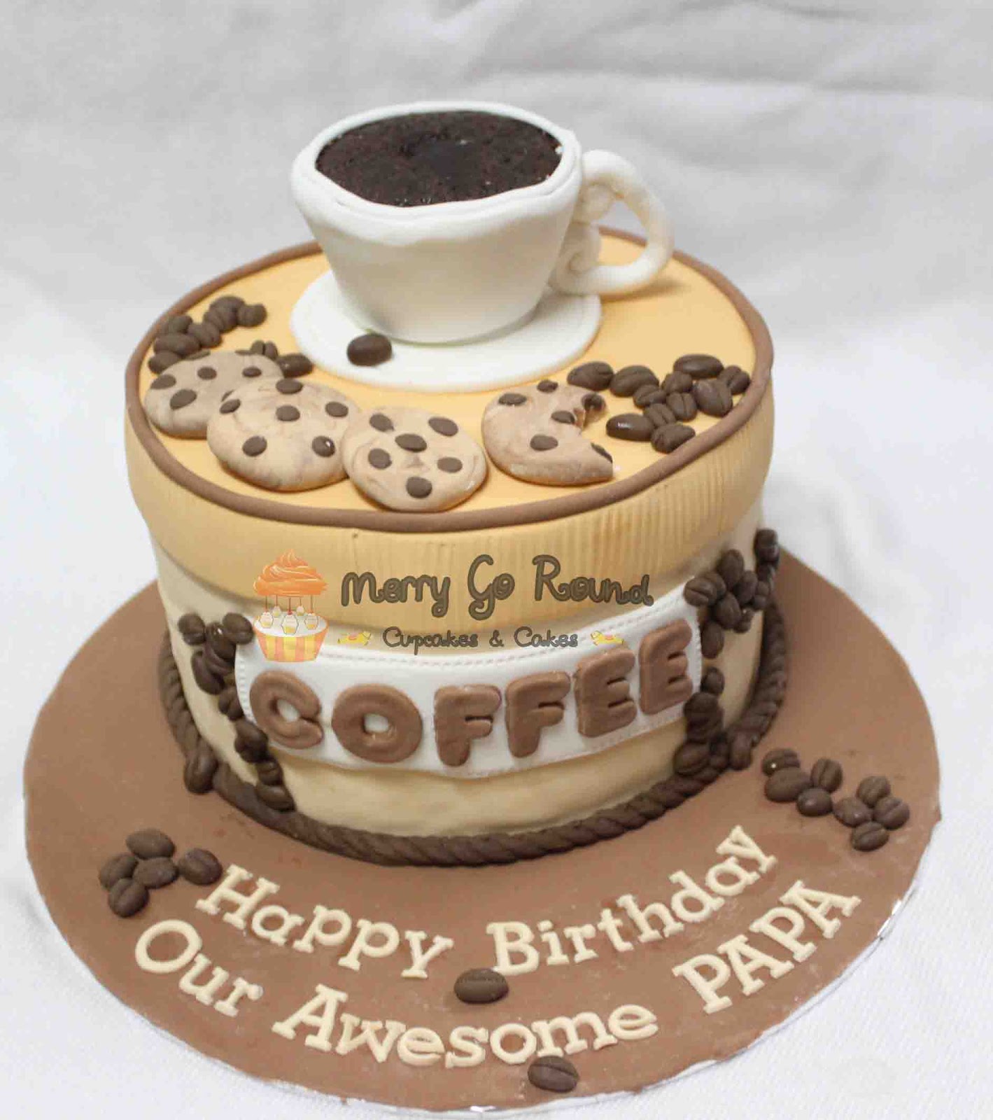 Coffee Themed Birthday Cakes Coffee Themed Birthday Cakes