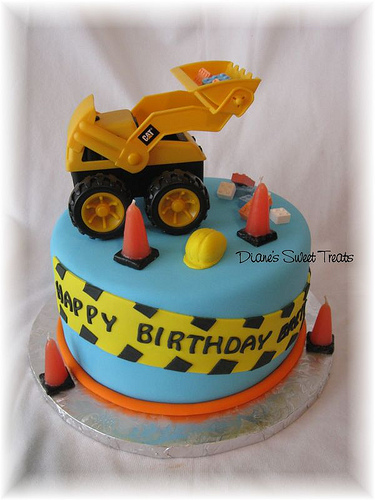 Construction Birthday Cake Construction Birthday Cake