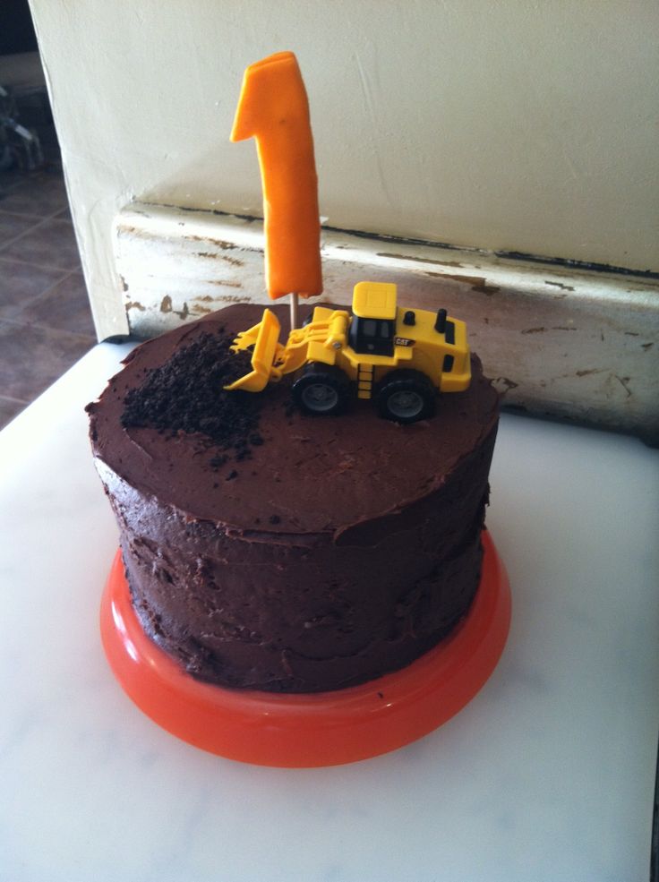 Construction Smash Cake Construction Smash Cake