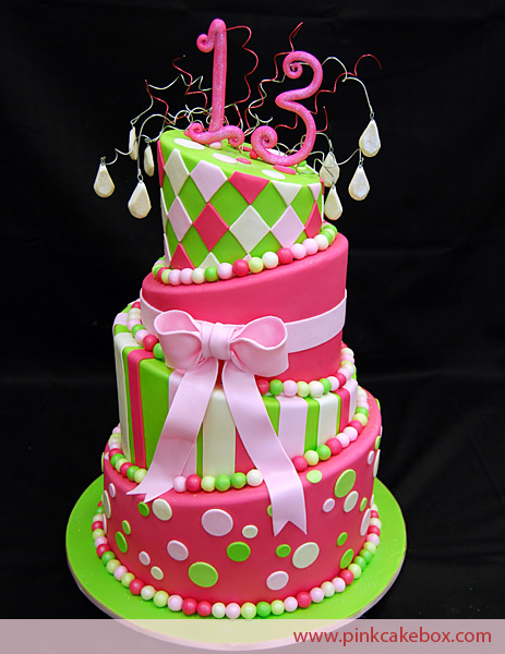 Cute 13th Birthday Cakes for Girls