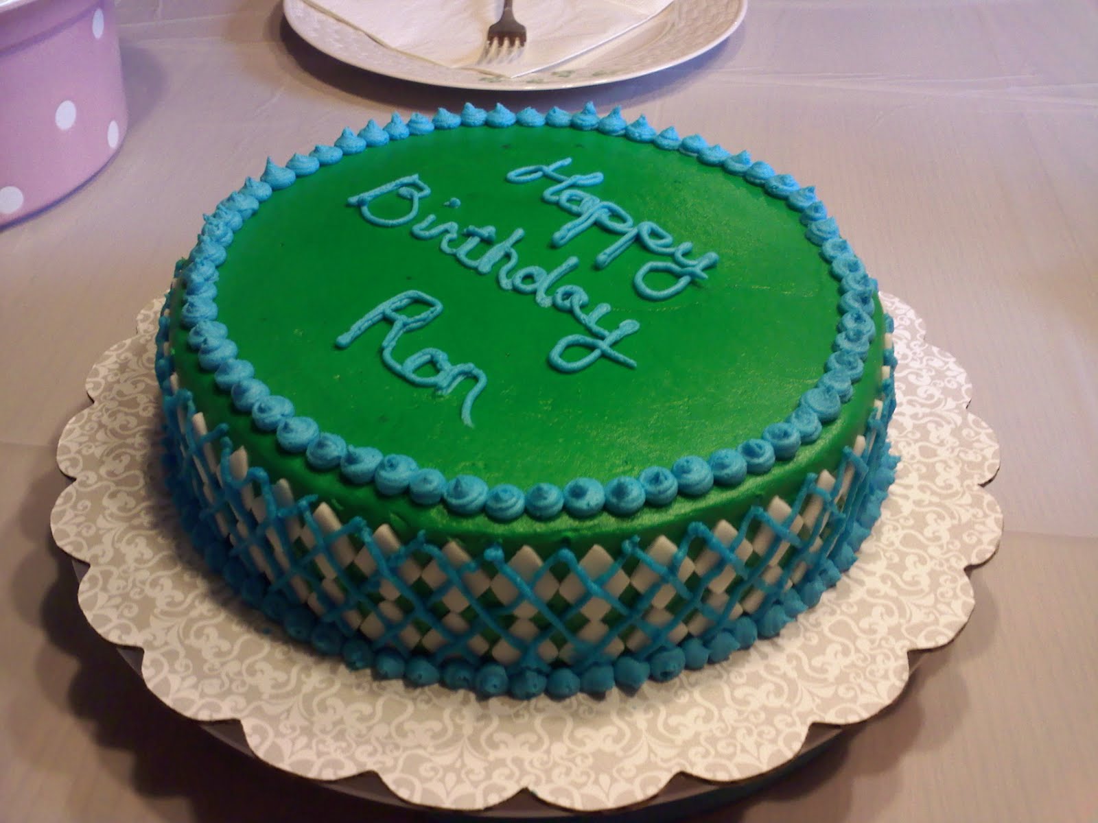 Dad Birthday Cake Writing
