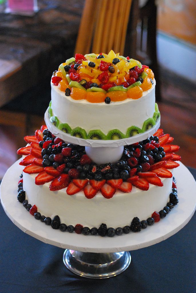 Fresh Fruit Wedding Cake Fresh Fruit Wedding Cake