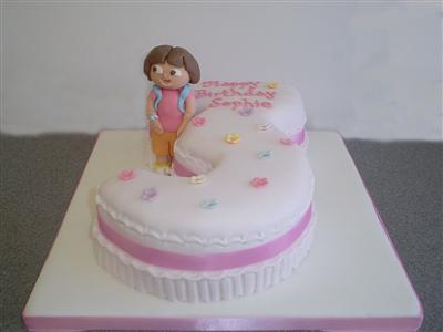 Girls 3rd Birthday Cake