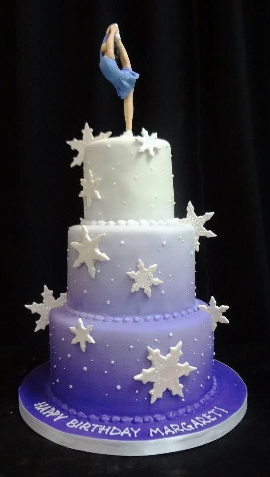 Ice Skating Birthday Cake Ice Skating Birthday Cake