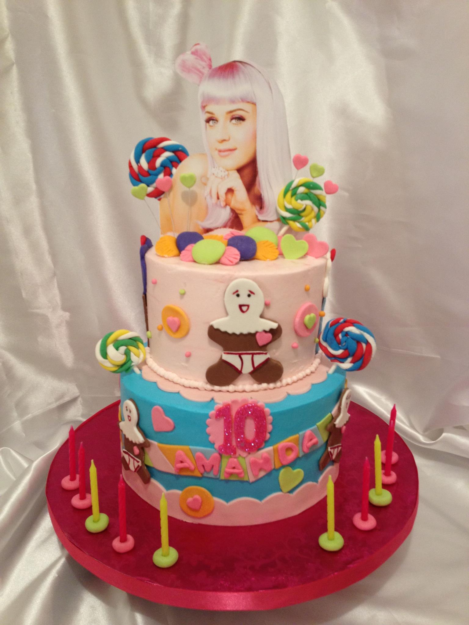 katy perry birthday cake