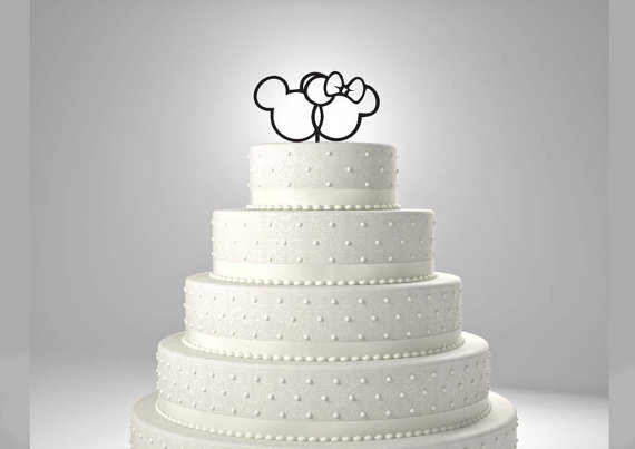 Mickey and Minnie Wedding Cake Topper Mickey and Minnie Wedding Cake Topper