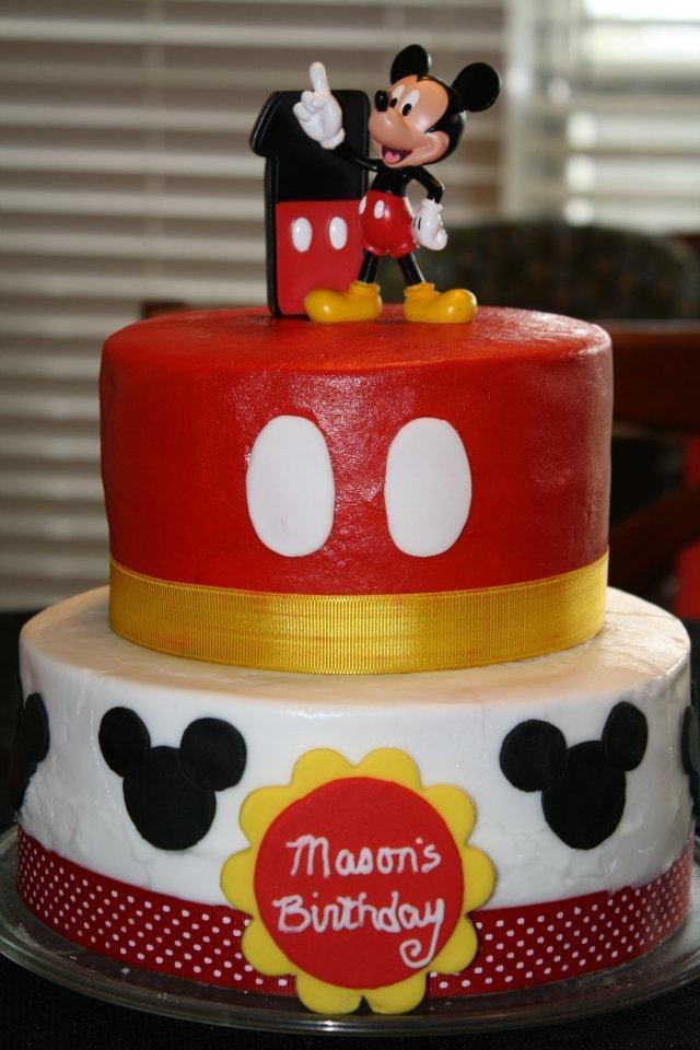 Mickey Mouse 1st Birthday Cake Mickey Mouse 1st Birthday Cake