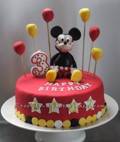 Mickey Mouse 3 Year Birthday Cakes Mickey Mouse 3 Year Birthday Cakes