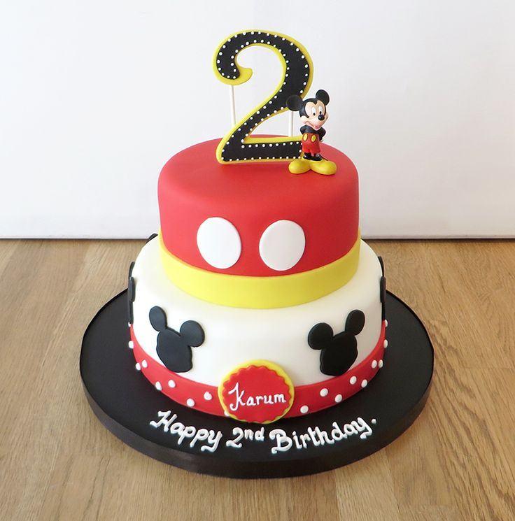 Mickey Mouse Birthday Cake Mickey Mouse Birthday Cake