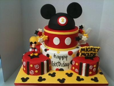 Mickey Mouse Birthday Cake Mickey Mouse Birthday Cake