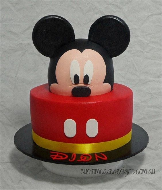 Mickey Mouse Cake Mickey Mouse Cake