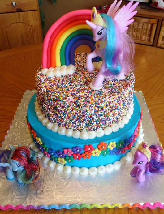 My Little Pony Rainbow Birthday Cake My Little Pony Rainbow Birthday Cake