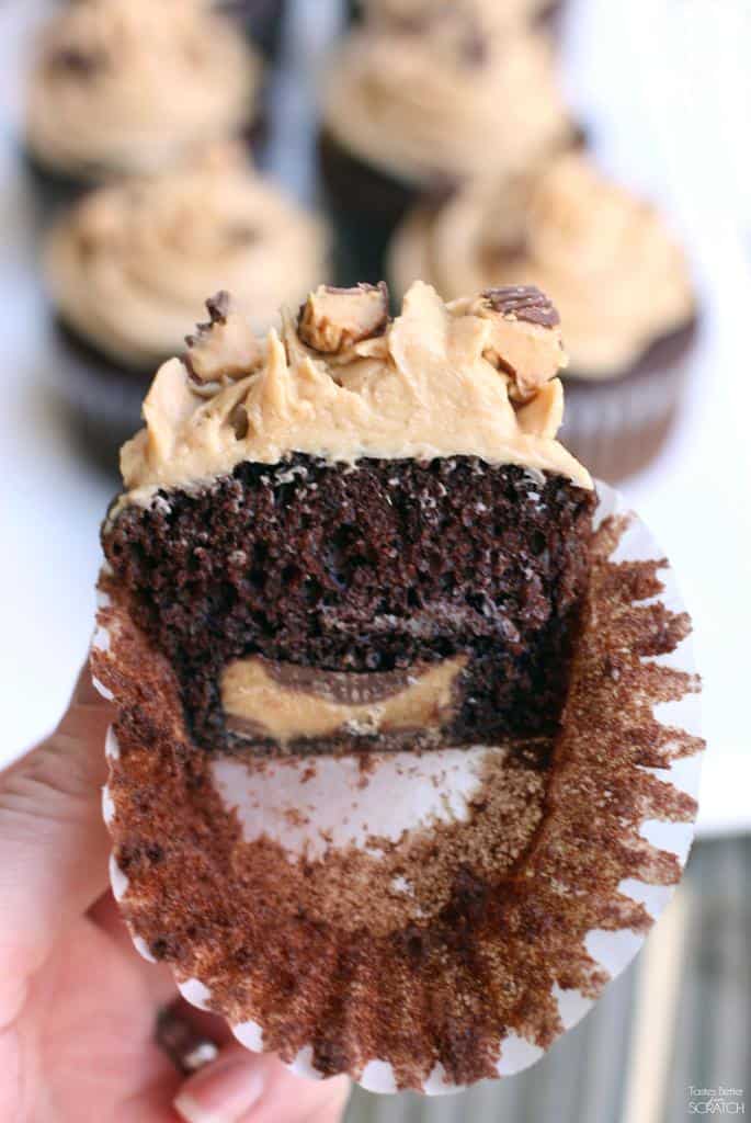Peanut Butter Cupcakes From Scratch Peanut Butter Cupcakes From Scratch