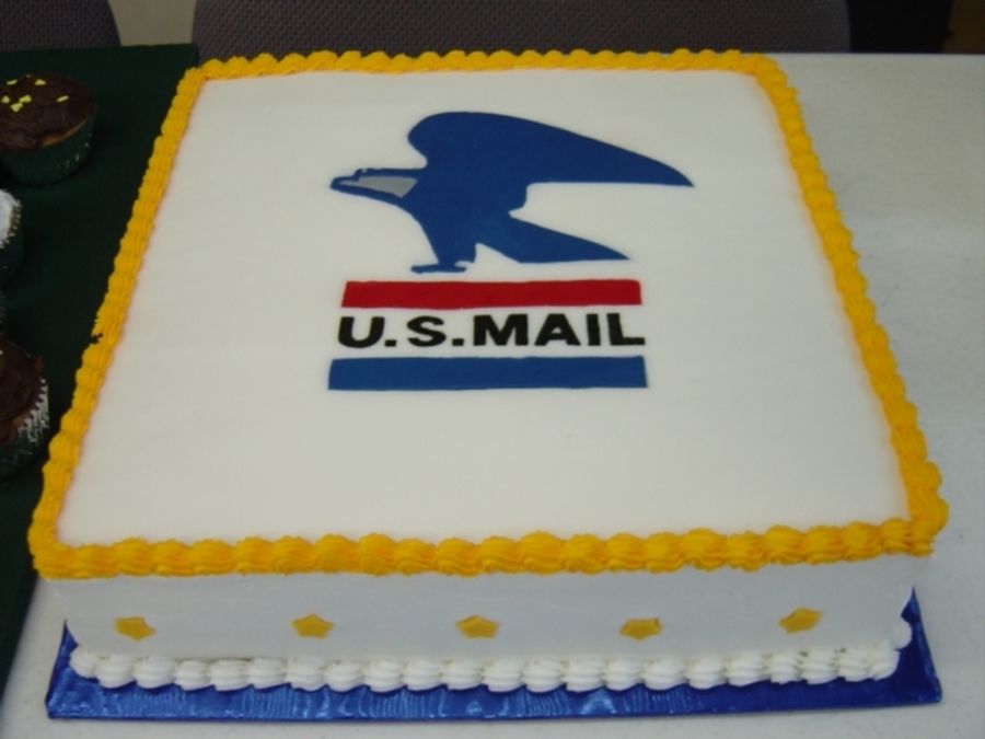 Post Office Retirement Cake Post Office Retirement Cake