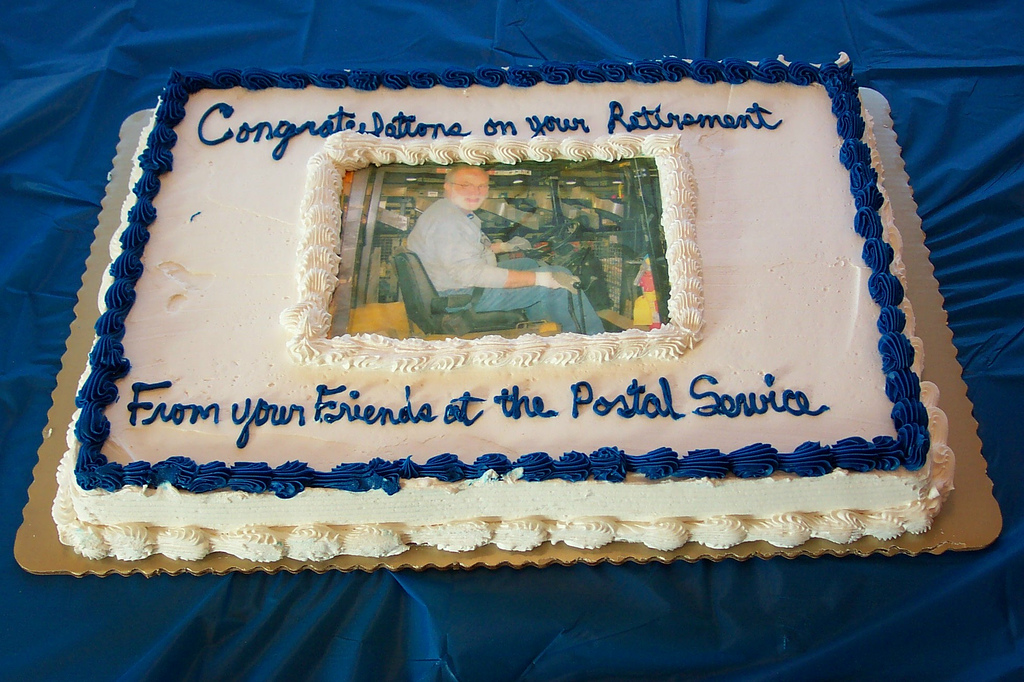 Post Office Retirement Cake Post Office Retirement Cake