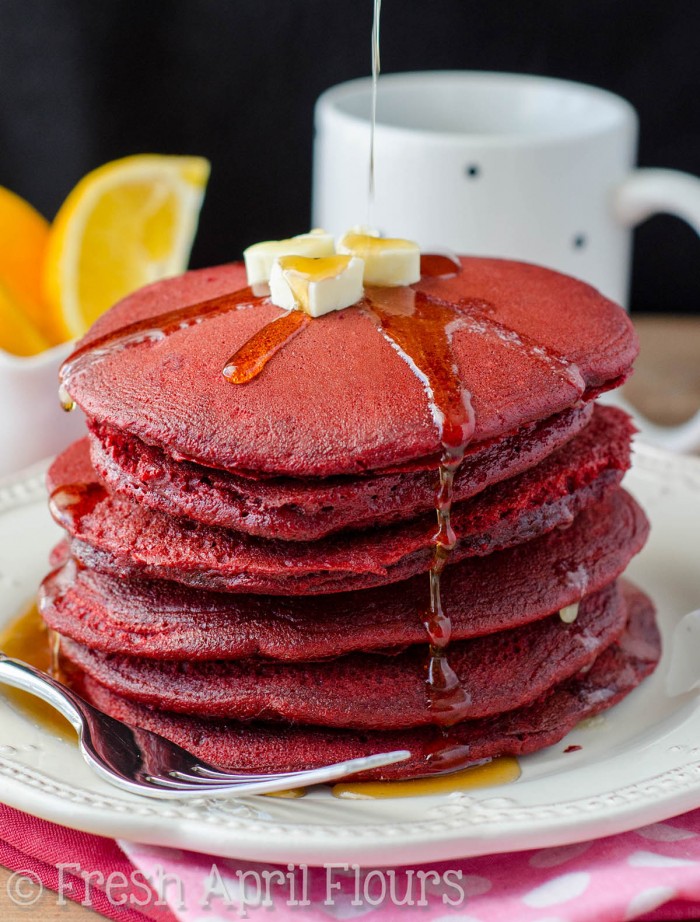 Red Velvet Pancakes Red Velvet Pancakes