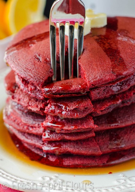 Red Velvet Pancakes Red Velvet Pancakes