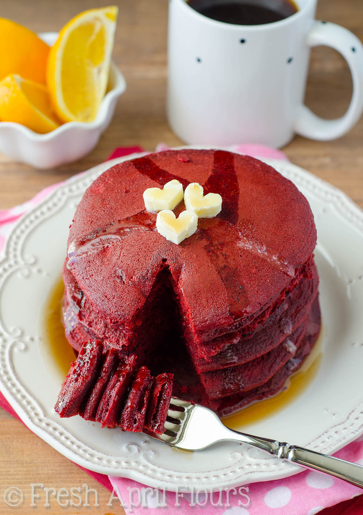 Red Velvet Pancakes Red Velvet Pancakes