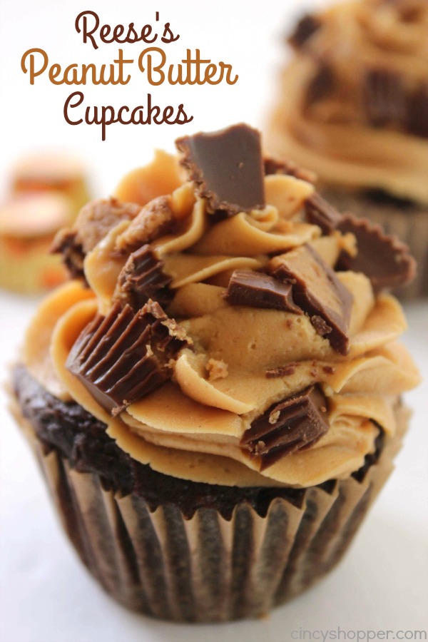 Reese's Peanut Butter Chocolate Cupcakes Reese's Peanut Butter Chocolate Cupcakes