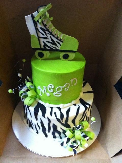 Roller Skate Birthday Cake Roller Skate Birthday Cake