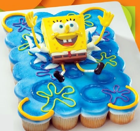 13 Of Cakes Made From Spongebob Cupcakes Photo Spongebob