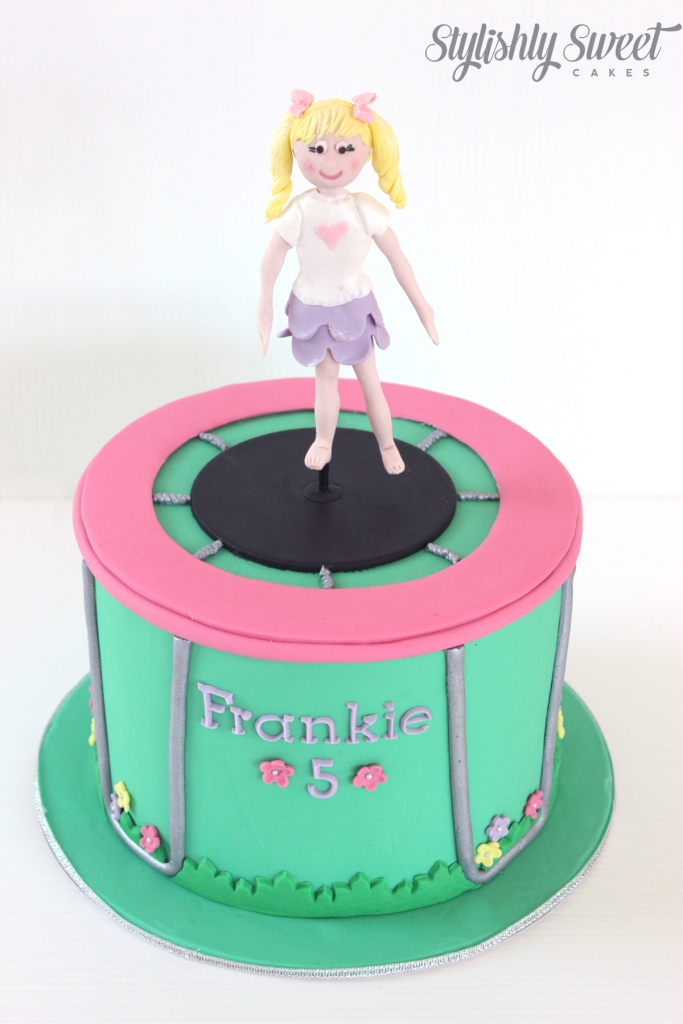 Trampoline Birthday Party Cake Trampoline Birthday Party Cake