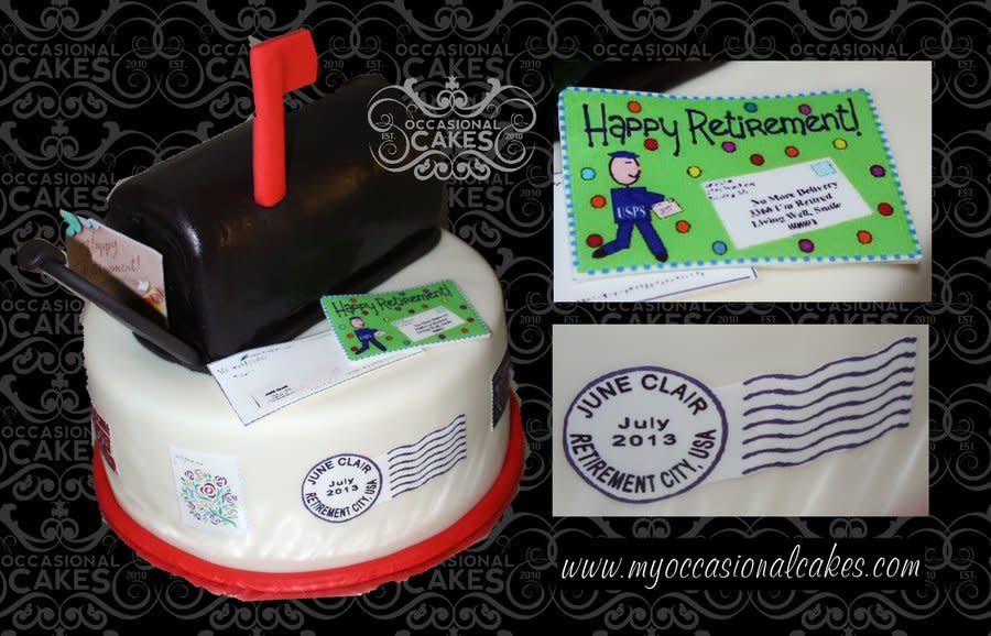 USPS Retirement Cake USPS Retirement Cake