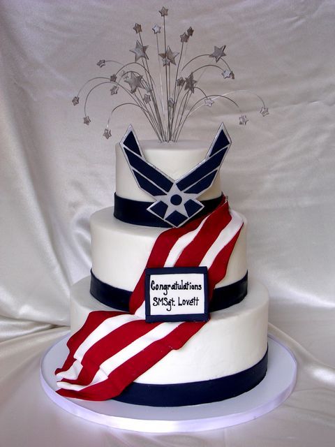 Air Force Military Retirement Cakes Air Force Military Retirement Cakes