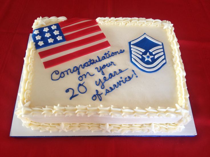 Air Force Retirement Cake Air Force Retirement Cake