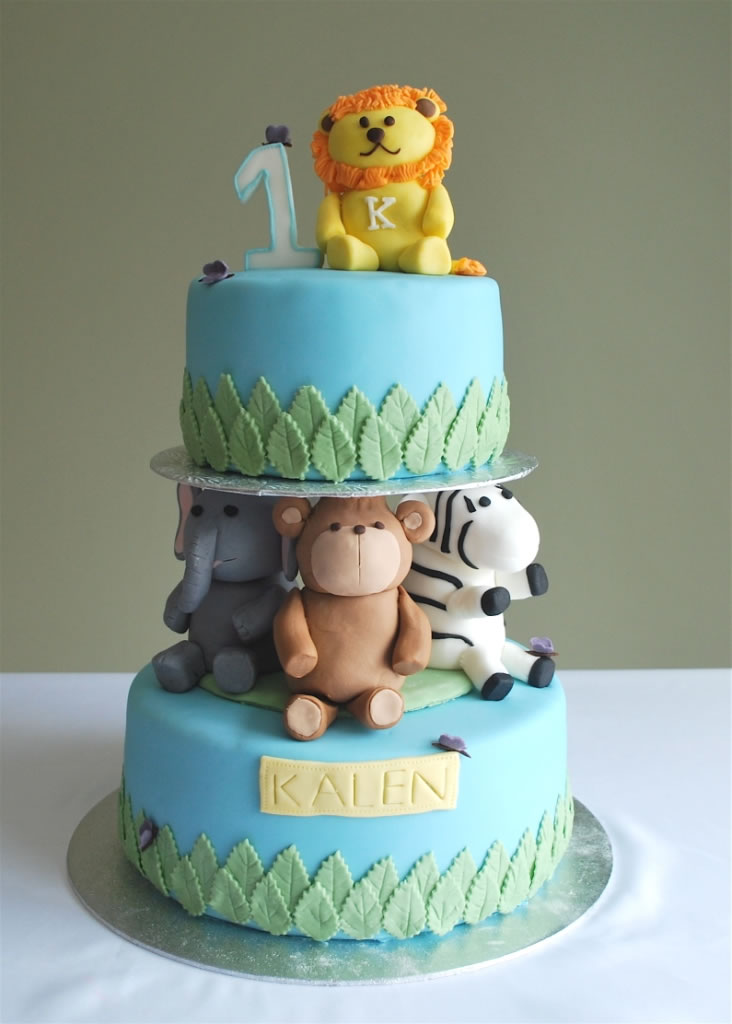 Animal Birthday Cake Animal Birthday Cake