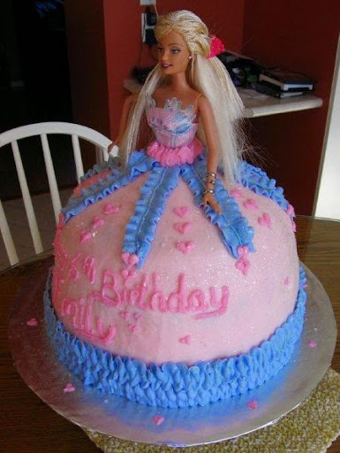 Barbie Birthday Cake