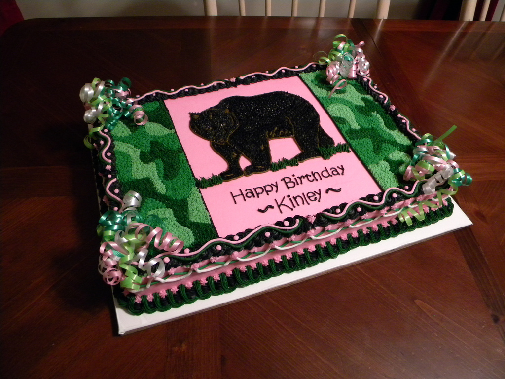 Bear Hunting Birthday Cake Bear Hunting Birthday Cake