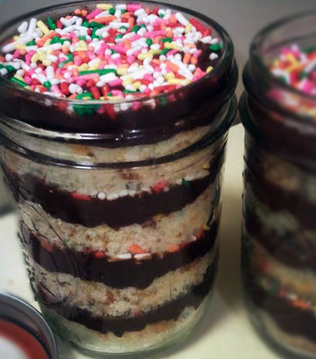 Birthday Cake in a Jar Birthday Cake in a Jar