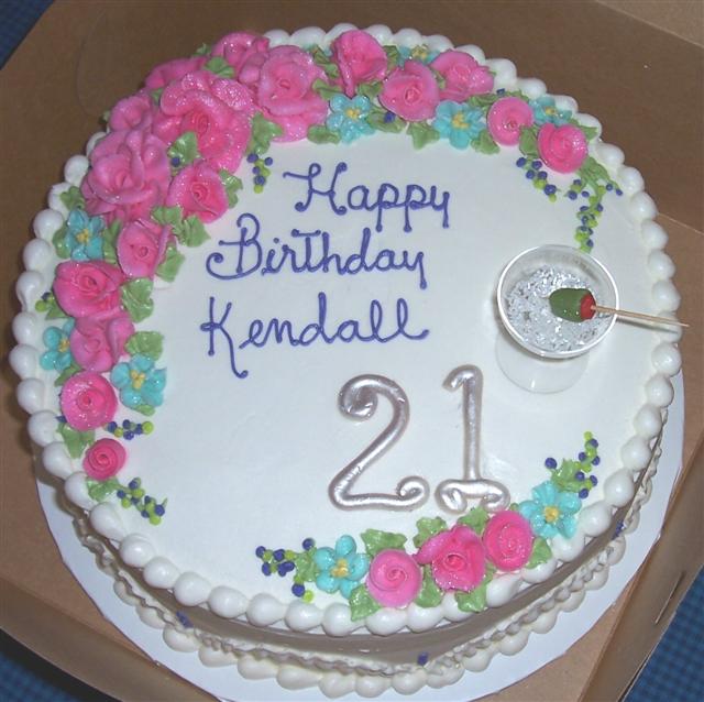 Birthday Cake with Buttercream Flowers Birthday Cake with Buttercream Flowers