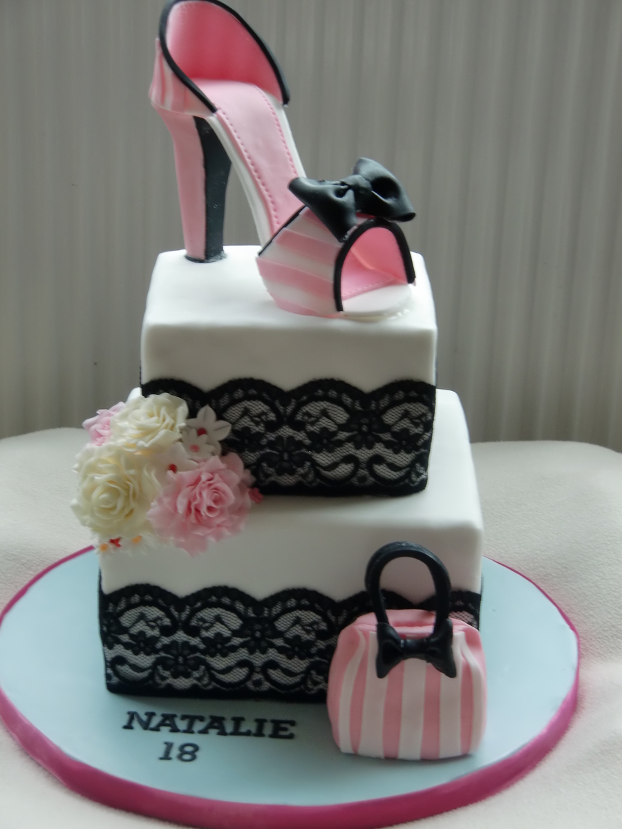 Birthday Cake with Shoes Birthday Cake with Shoes