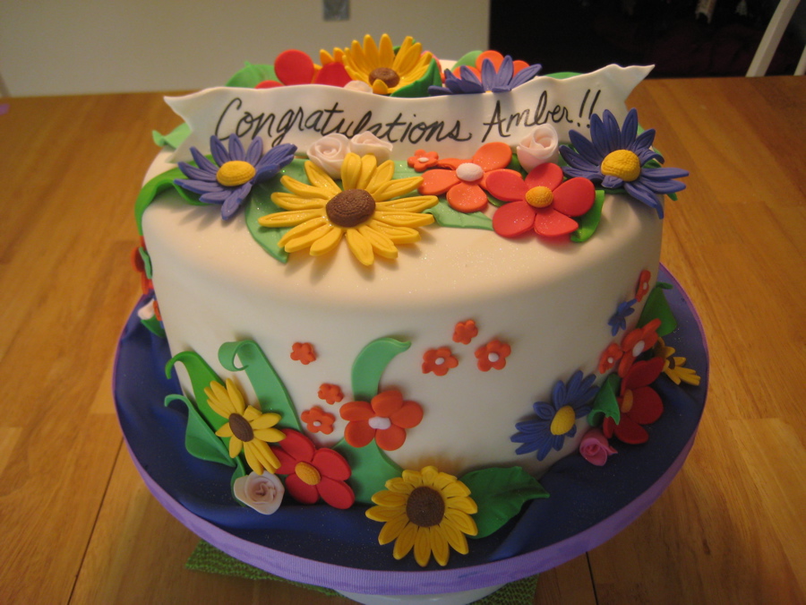 Birthday Cakes with Flowers Ideas Birthday Cakes with Flowers Ideas