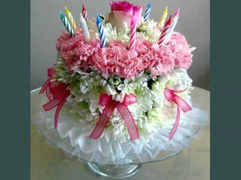 Birthday Cakes with Real Flowers Birthday Cakes with Real Flowers