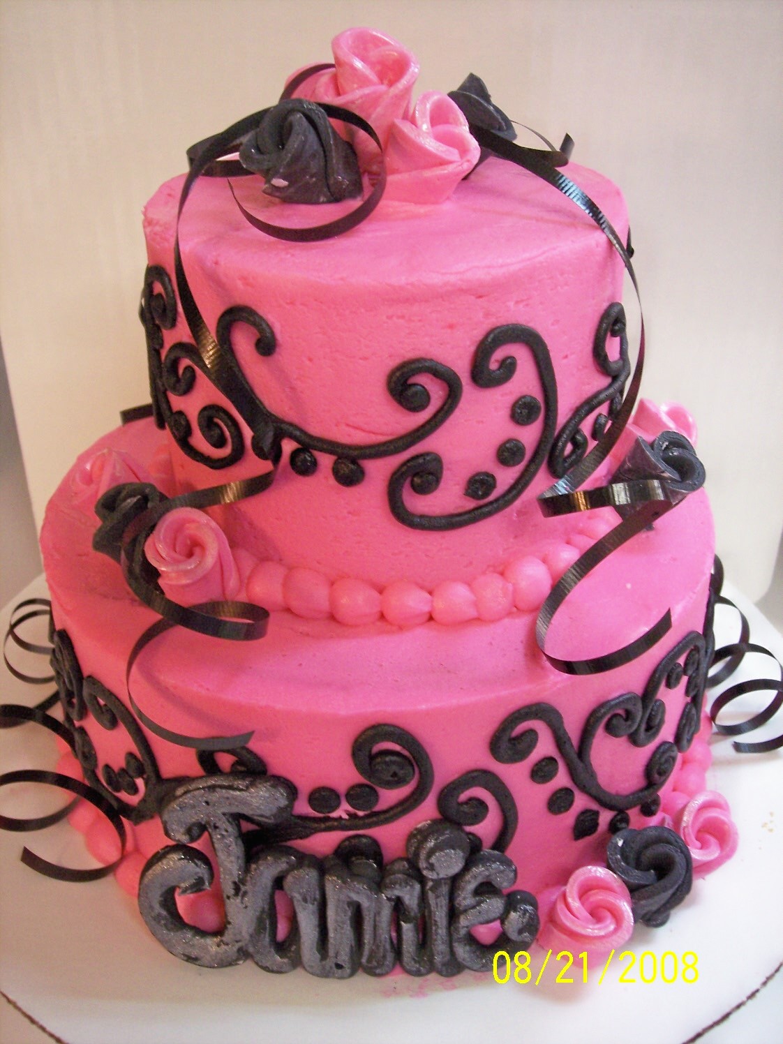 Black and Pink Birthday Cake Ideas Black and Pink Birthday Cake Ideas