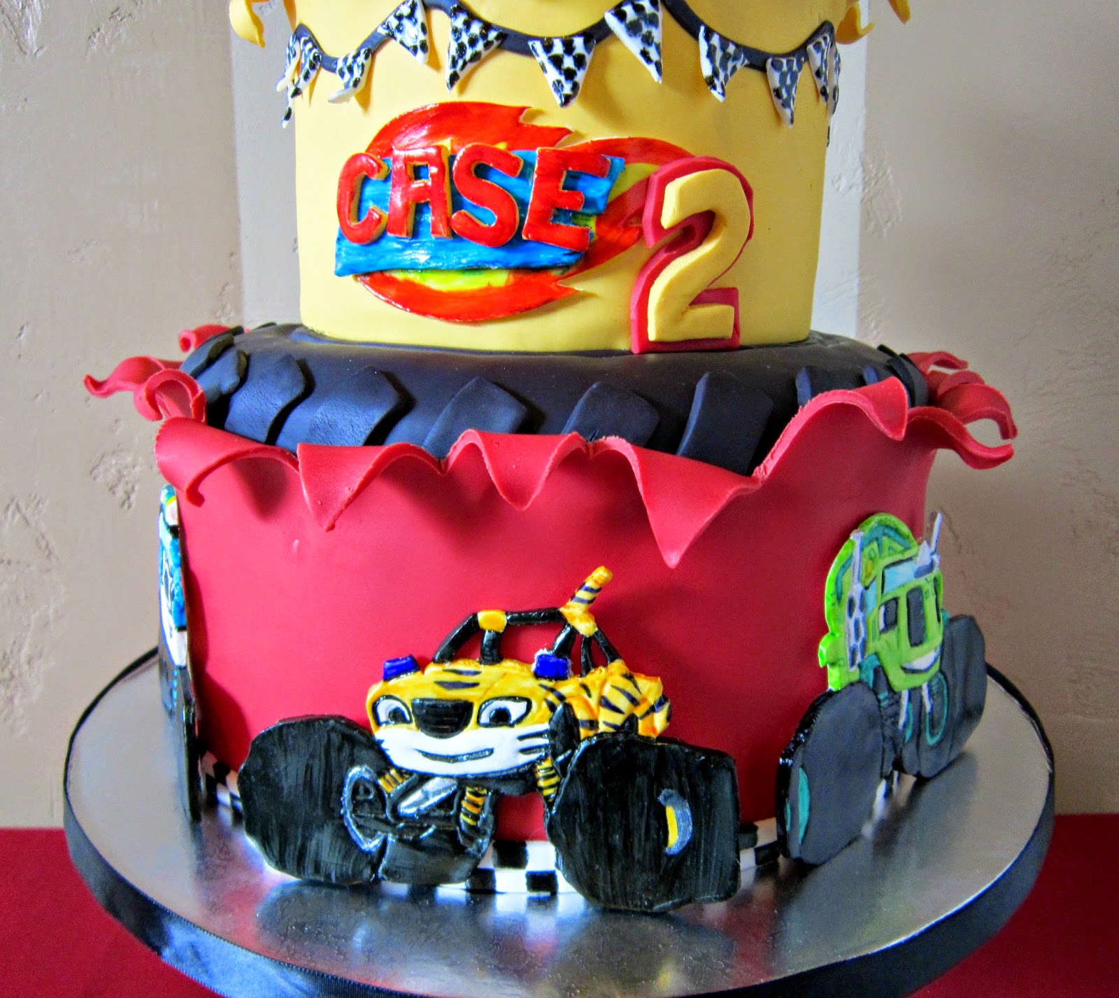 Blaze and Monster Machine Birthday Cake