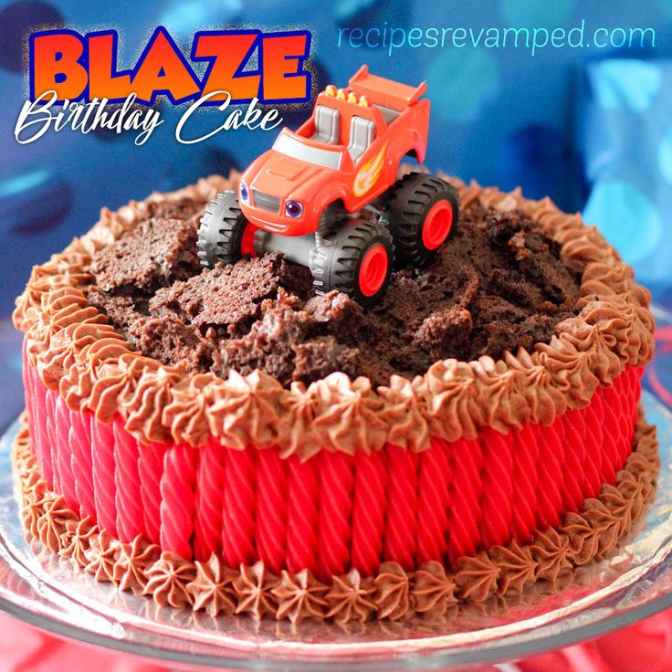 Blaze Birthday Party Cakes