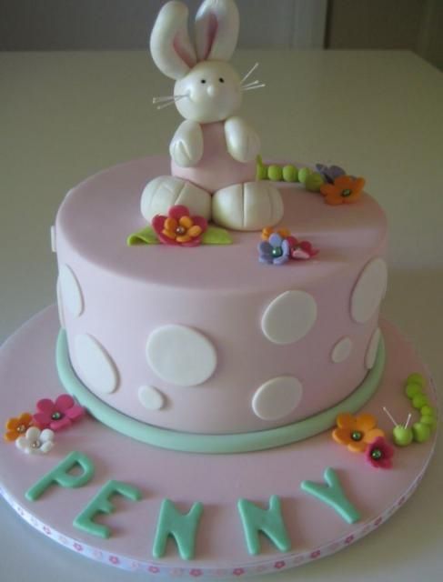 Bunny Rabbit Birthday Cake Bunny Rabbit Birthday Cake