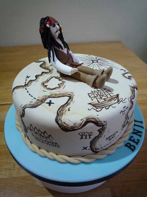 Captain Jack Sparrow Birthday Cake Captain Jack Sparrow Birthday Cake