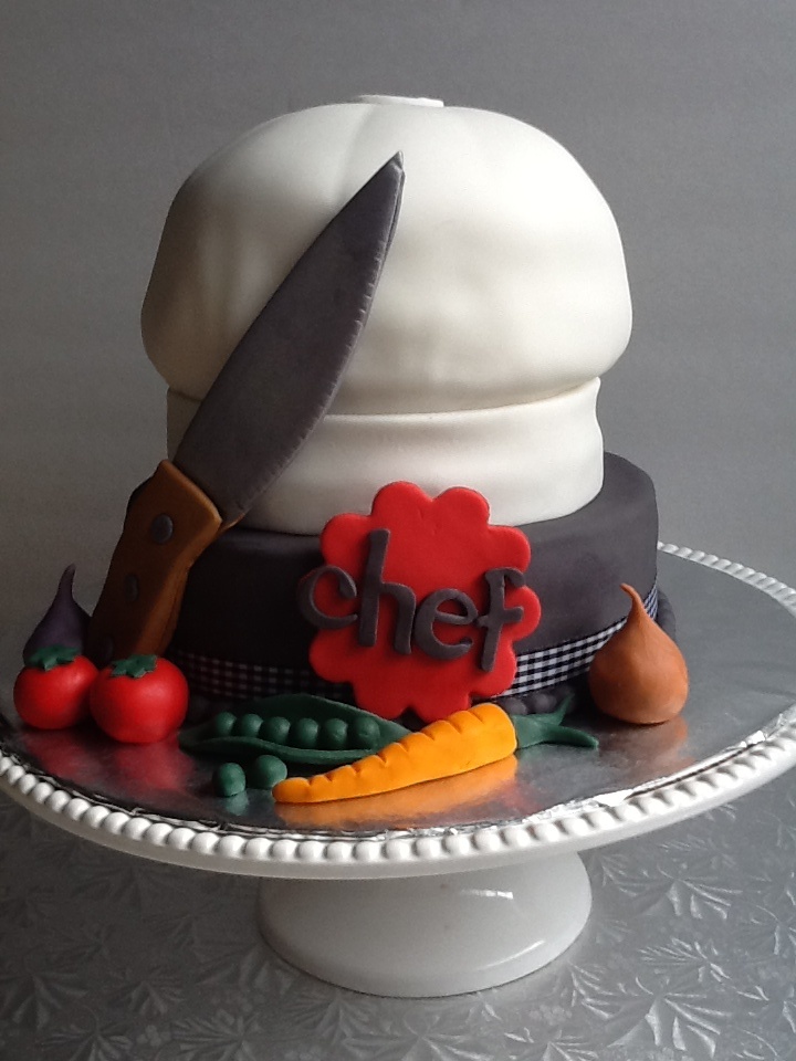Chef Themed Birthday Cake Chef Themed Birthday Cake