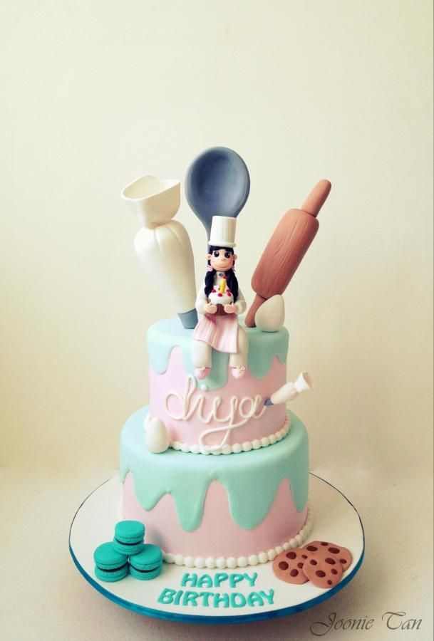 Chef Themed Birthday Cake Chef Themed Birthday Cake