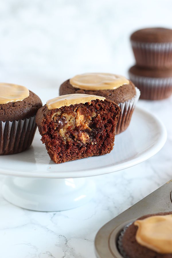 Chocolate Peanut Butter Cheesecake Cupcakes Recipe Chocolate Peanut Butter Cheesecake Cupcakes Recipe