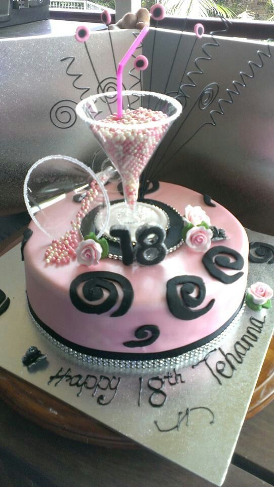 Cocktail Birthday Cake Cocktail Birthday Cake