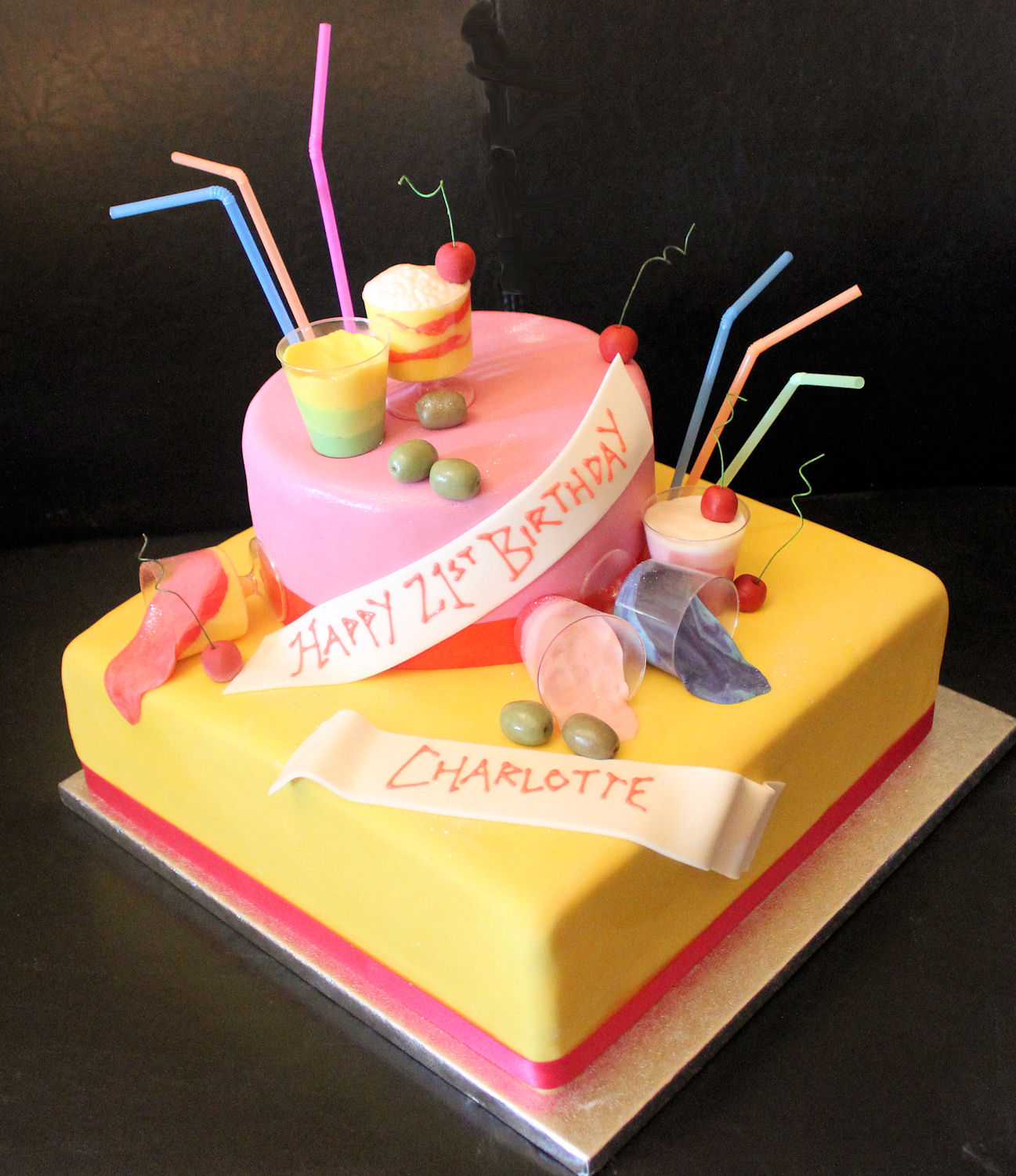Cocktail Birthday Cake Cocktail Birthday Cake