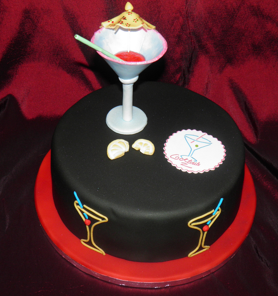 Cocktail Birthday Cake Cocktail Birthday Cake
